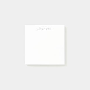 Bloco De Notas Preto Branco Profissional Personalizado Empresaria