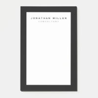 Preto e branco minimalista profissional | Nome