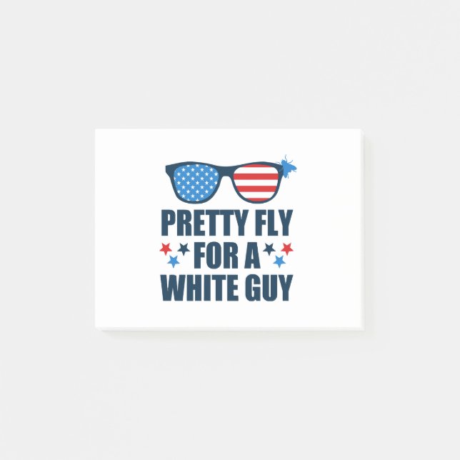Bloco De Notas Pretty Fly For A White Guy (Frente)
