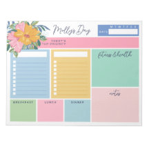 Pretty Yellow Pink Flowers Your Day To Do Lists