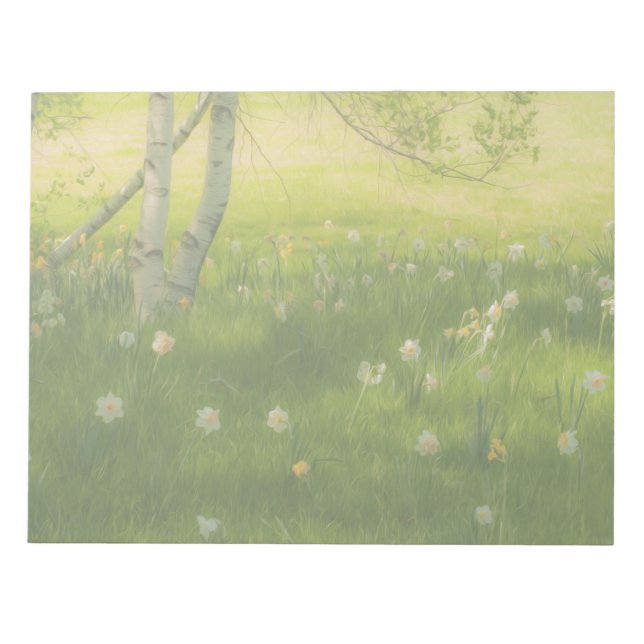Bloco De Notas Primavera Daffodils (Frente)