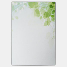 Bloco De Notas Primavera deixa aquarela