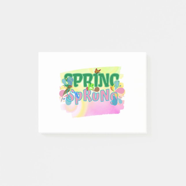 Bloco De Notas Primavera é primavera de amor (Frente)