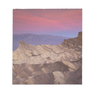 Bloco De Notas Primeira luz da manhã no Zabriskie Point e 2