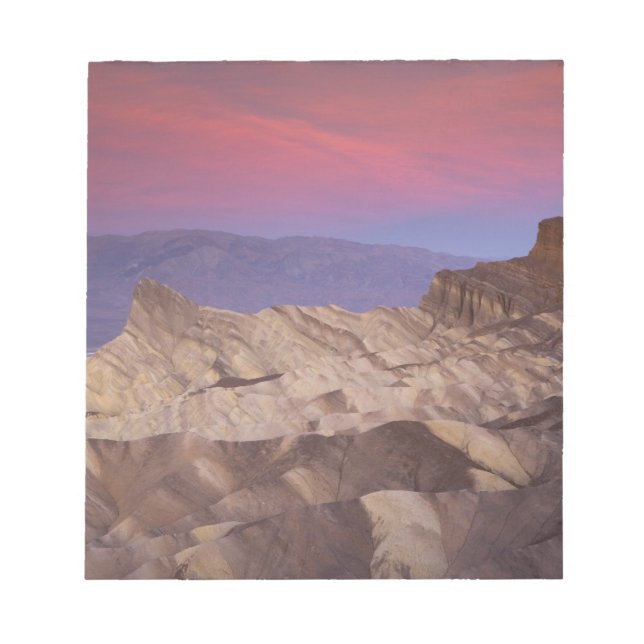 Bloco De Notas Primeira luz da manhã no Zabriskie Point e 2 (Frente)