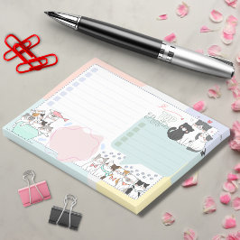 Bloco De Notas Principais Prioridades da Lista de Tarefas Colorid