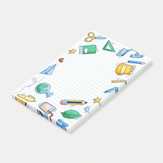 Bloco De Notas Princípios básicos da escola (Inclinado)