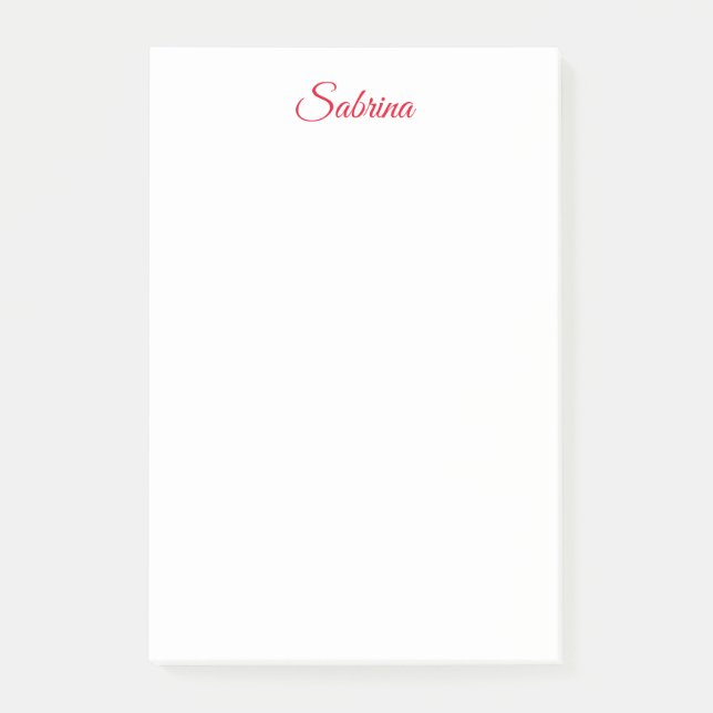 Bloco De Notas Professional classical handwriting name custom (Frente)