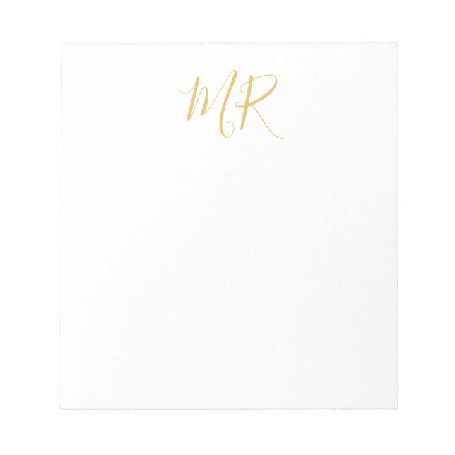 Bloco De Notas Professional Classical Monogram Minimalist Plain (Frente)