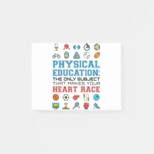 Bloco De Notas Professor de educação física Phys Ed Gym Coach Hea