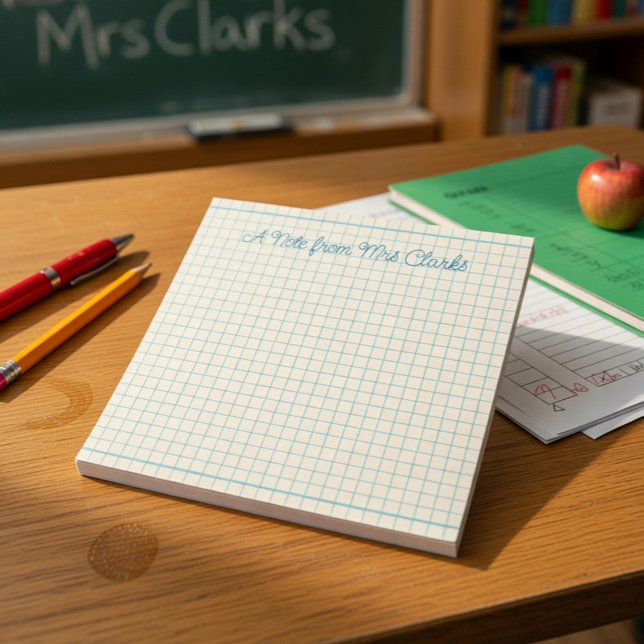 Bloco De Notas Professor de Grade Personalizada (Criador carregado)