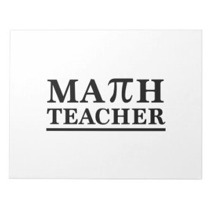 Bloco De Notas Professor de matemática