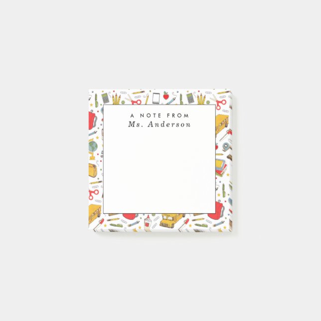 Bloco De Notas Professor elementar (Frente)