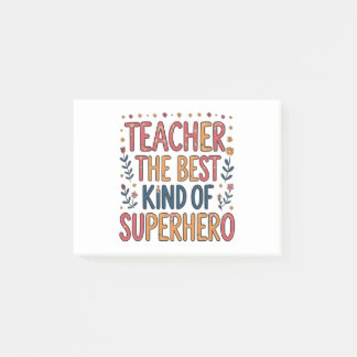 Bloco De Notas Professor, O Melhor Tipo de Super-Herói | Caderno