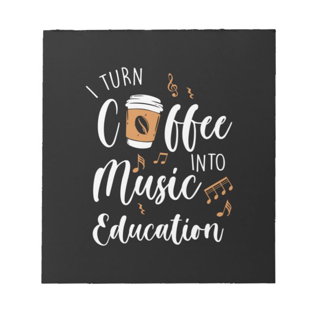 Bloco De Notas Professor Presente Eu Transformo Café Em Educação  (Frente)