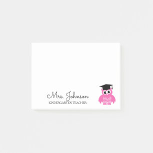 Bloco De Notas Professora de jardim de infância personalizada cor