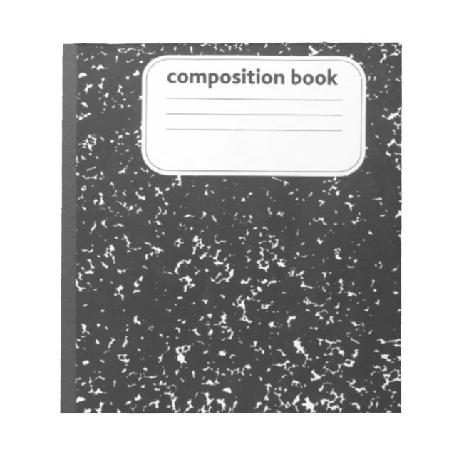 Bloco De Notas Professora do livro de composição (Frente)