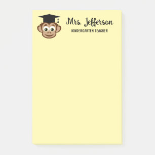 Bloco De Notas Professora personalizada de jardim de infância mac