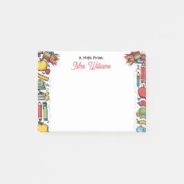 Bloco De Notas Professores de Suprimentos Escolares