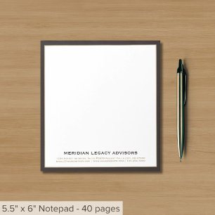 Bloco de notas profissional