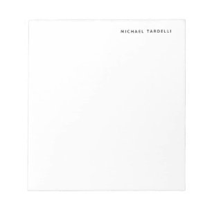 Bloco De Notas Profissional Clássico Minimalista