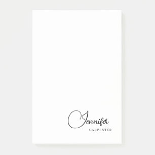 Bloco De Notas Profissional elegante moderno minimalista adicione