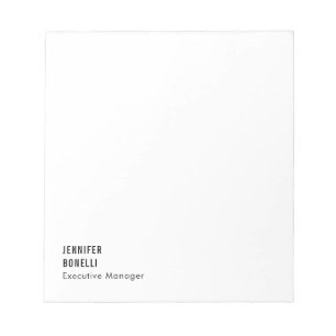Bloco De Notas Profissional minimalista moderno trendy