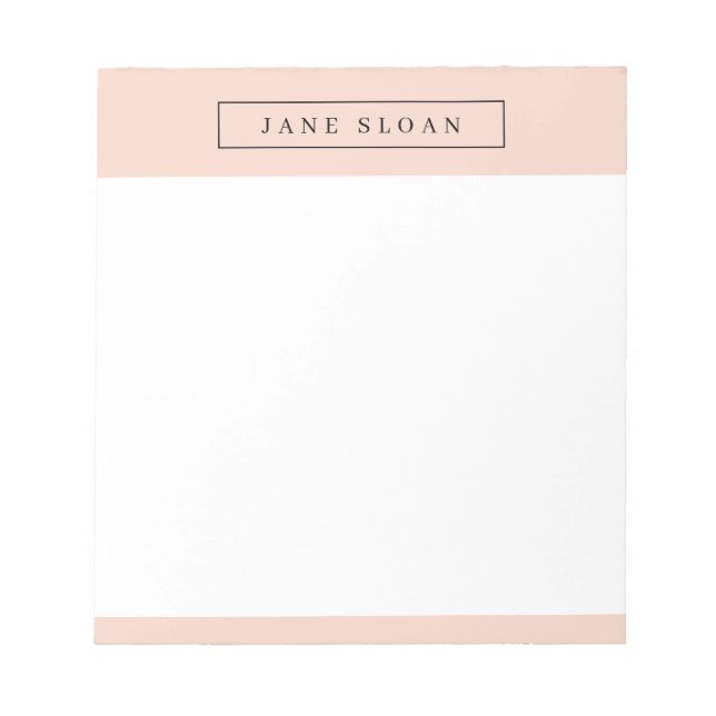 Bloco De Notas Profissional Moderno (Frente)