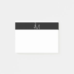 Bloco De Notas Profissional moderno minimalista do monograma