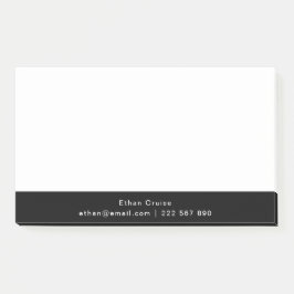 Bloco De Notas Profissional Simples Branco