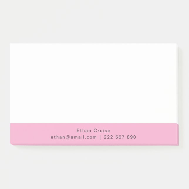 Bloco De Notas Profissional Simples Branco (Frente)