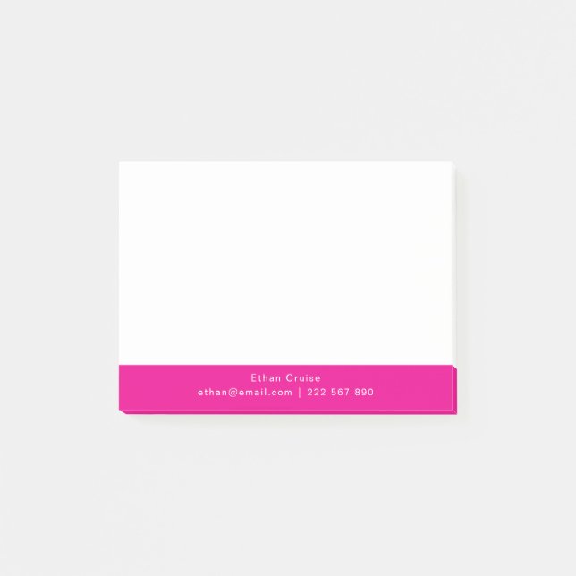 Bloco De Notas Profissional Simples Branco (Frente)