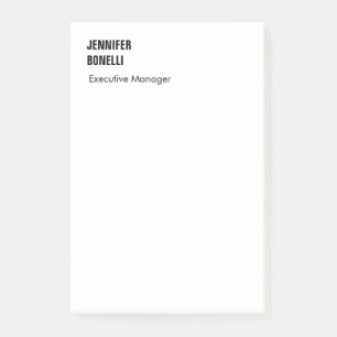 Bloco De Notas Profissional simples minimalista moderno trendy