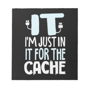 Bloco De Notas Programador Apenas Para O Cache