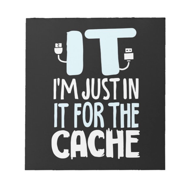Bloco De Notas Programador Apenas Para O Cache (Frente)