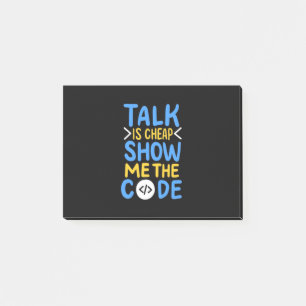 Bloco De Notas Programador Mostra-me o código