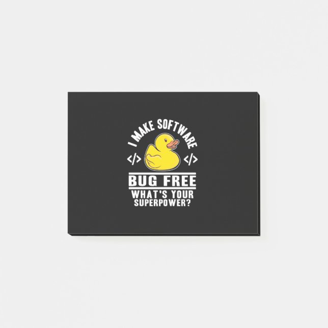 Bloco De Notas Programador Torna o Inseto de Software Livre (Frente)