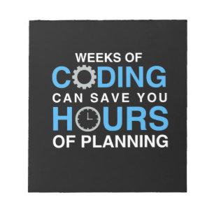 Bloco De Notas Programmer Weeks Of Coding