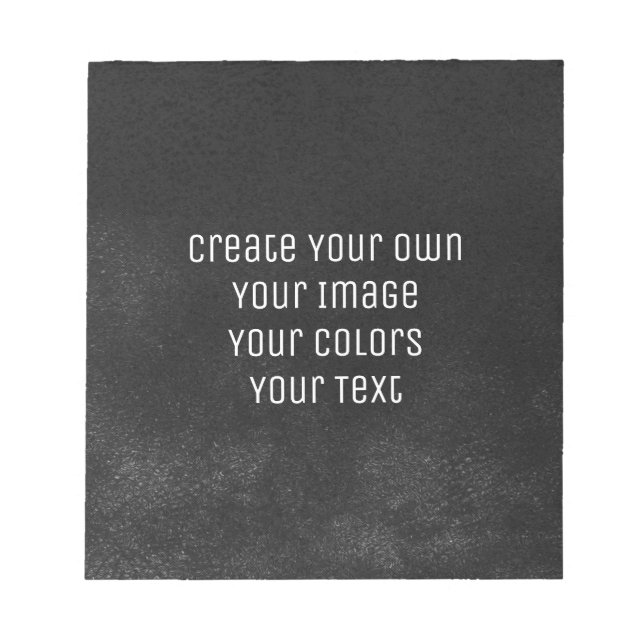 Bloco De Notas Projete à Sua Maneira - Crie o Seu Próprio (Frente)