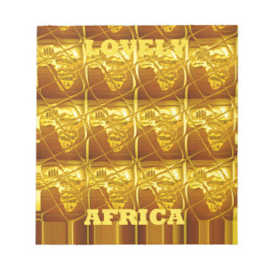 Bloco De Notas Promessa de Ouro de África