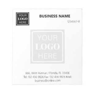 Bloco De Notas Promocional básico do logotipo comercial personali