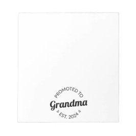 Bloco De Notas Promovido À Avó Est. 2024 I