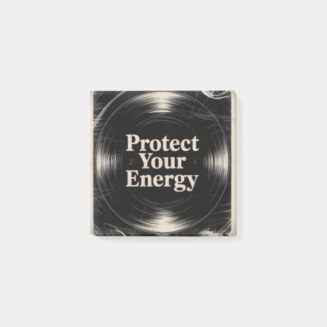 Bloco De Notas Proteja Sua Energia (Frente)