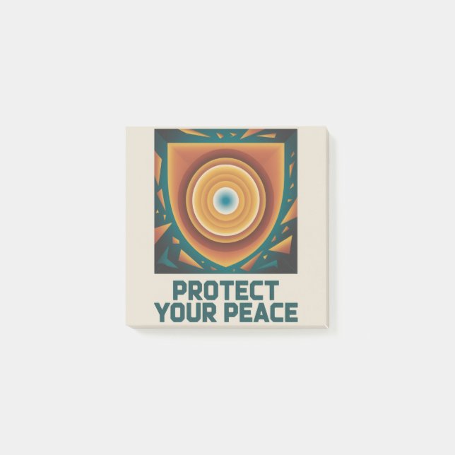 Bloco De Notas Proteja Sua Paz (Frente)