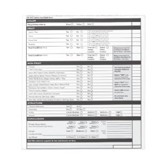 Bloco De Notas Provando Dedutor Sommelier Vazio de vinho branco