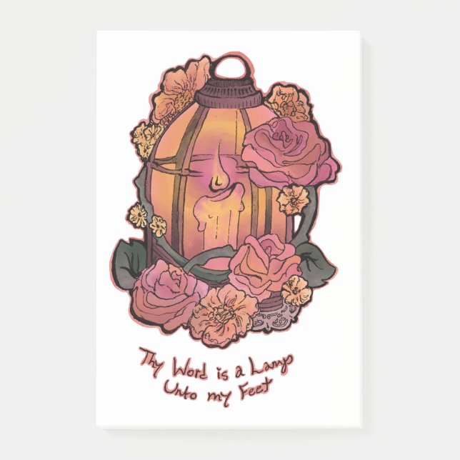 Bloco De Notas Psalm 119:105 (Frente)