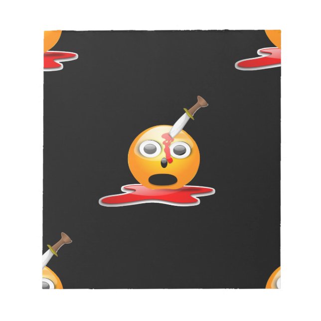 Bloco De Notas psicopata emoji (Frente)