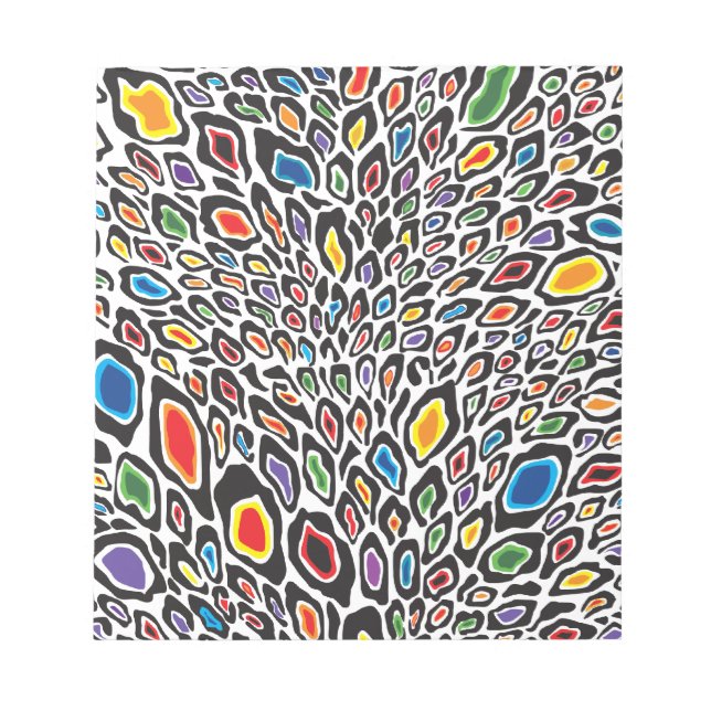 Bloco De Notas Psychedelic Cheetah (Frente)