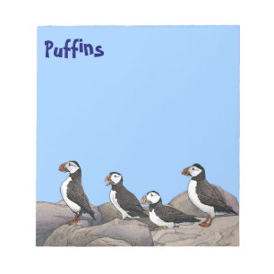 Bloco De Notas Puffins Atlântico