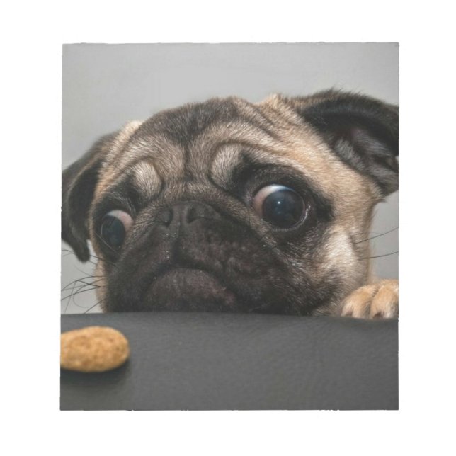 Bloco De Notas Pug (Frente)